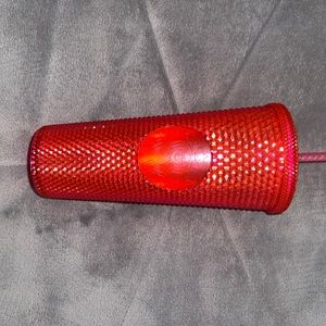 Hot pink Starbucks cup